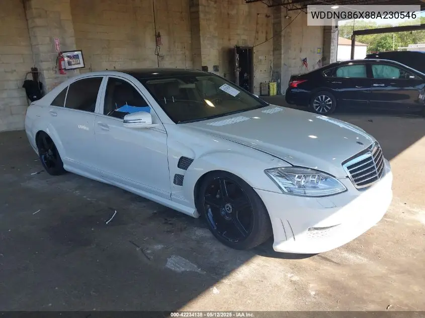 2008 Mercedes-Benz S 550 4Matic VIN: WDDNG86X88A230546 Lot: 42234138