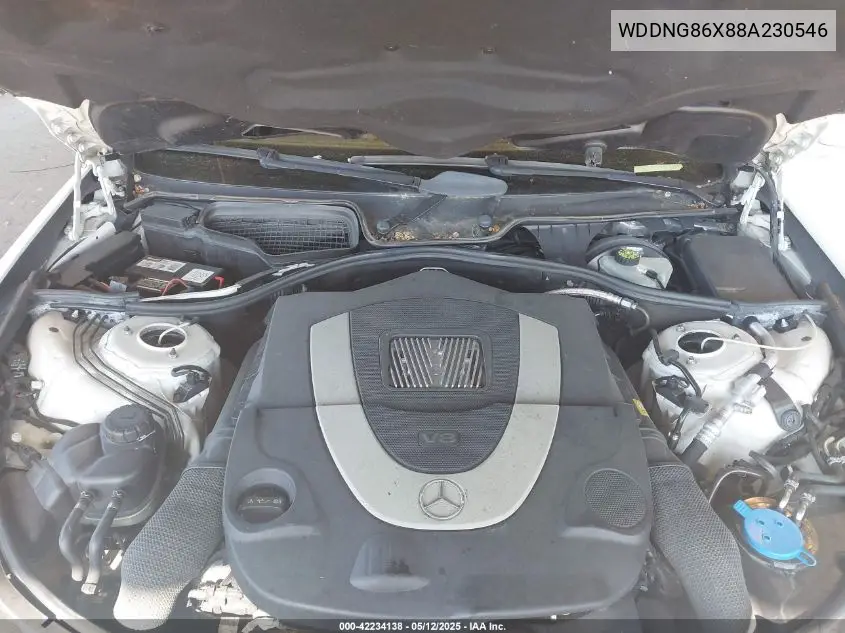 2008 Mercedes-Benz S 550 4Matic VIN: WDDNG86X88A230546 Lot: 42234138