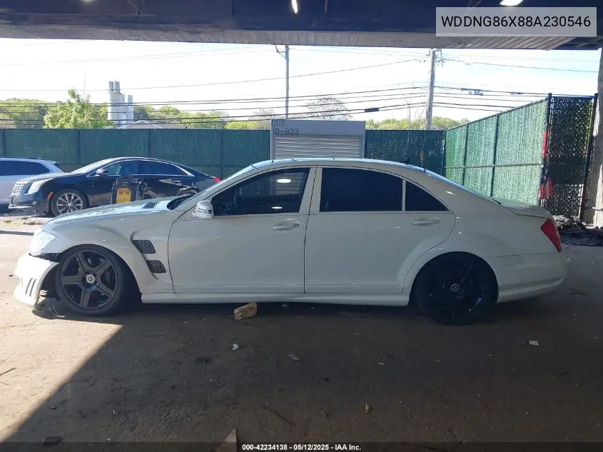 2008 Mercedes-Benz S 550 4Matic VIN: WDDNG86X88A230546 Lot: 42234138