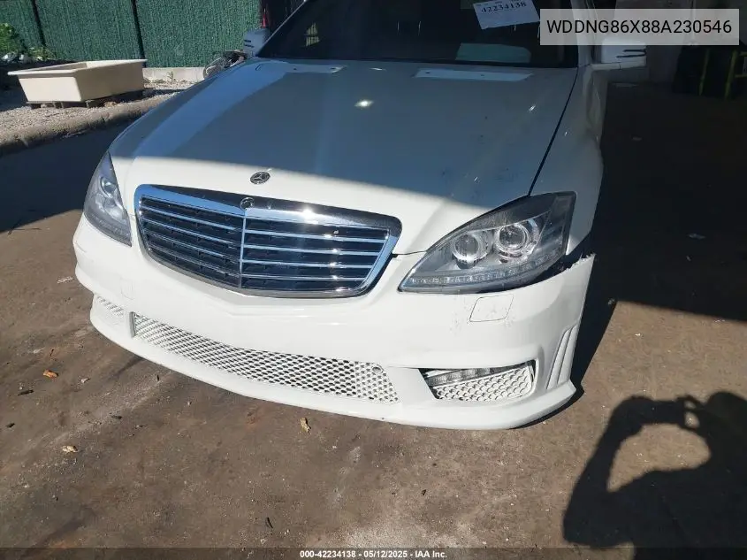 2008 Mercedes-Benz S 550 4Matic VIN: WDDNG86X88A230546 Lot: 42234138
