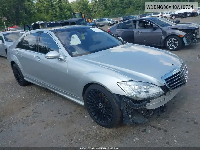 2008 Mercedes-Benz S 550 4Matic VIN: WDDNG86X48A187341 Lot: 42703904