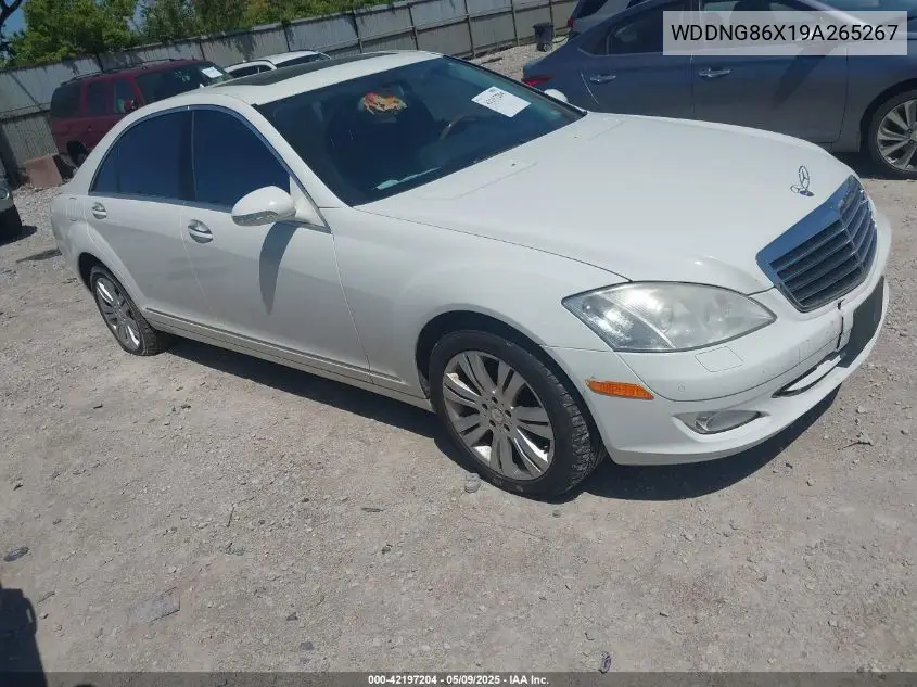 2009 Mercedes-Benz S 550 4Matic VIN: WDDNG86X19A265267 Lot: 42197204