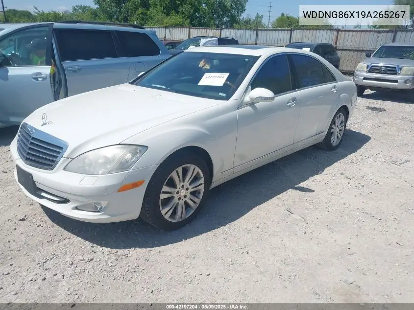 2009 Mercedes-Benz S 550 4Matic VIN: WDDNG86X19A265267 Lot: 42197204