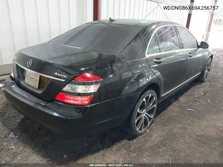 2009 Mercedes-Benz S 550 4Matic VIN: WDDNG86X69A256757 Lot: 42565295
