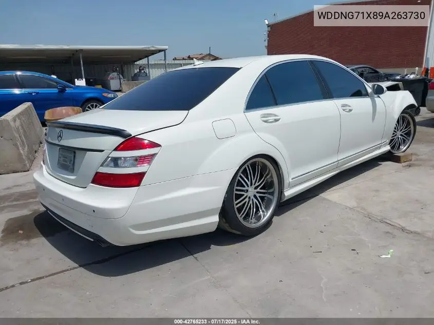 2009 Mercedes-Benz S 550 VIN: WDDNG71X89A263730 Lot: 42765233