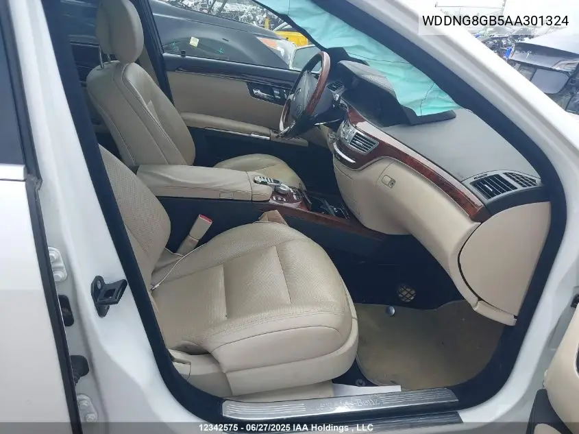 2010 Mercedes-Benz S 550 4Matic VIN: WDDNG8GB5AA301324 Lot: 12342575