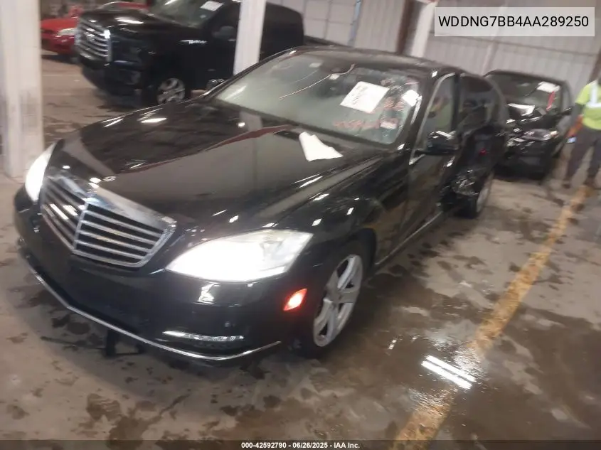 2010 Mercedes-Benz S 550 VIN: WDDNG7BB4AA289250 Lot: 42592790