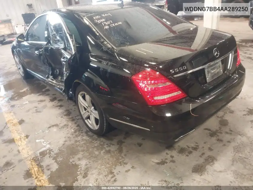 2010 Mercedes-Benz S 550 VIN: WDDNG7BB4AA289250 Lot: 42592790