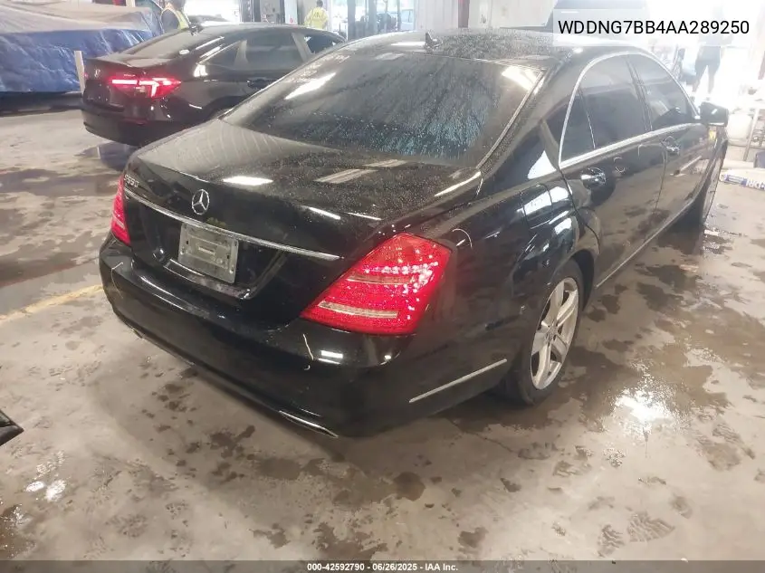 2010 Mercedes-Benz S 550 VIN: WDDNG7BB4AA289250 Lot: 42592790