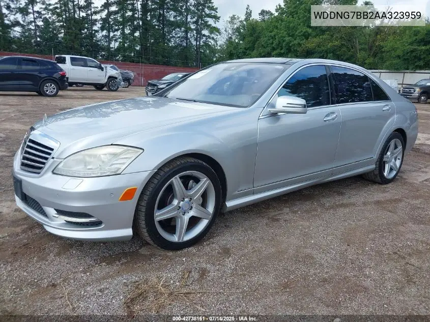 2010 Mercedes-Benz S 550 VIN: WDDNG7BB2AA323959 Lot: 42738161