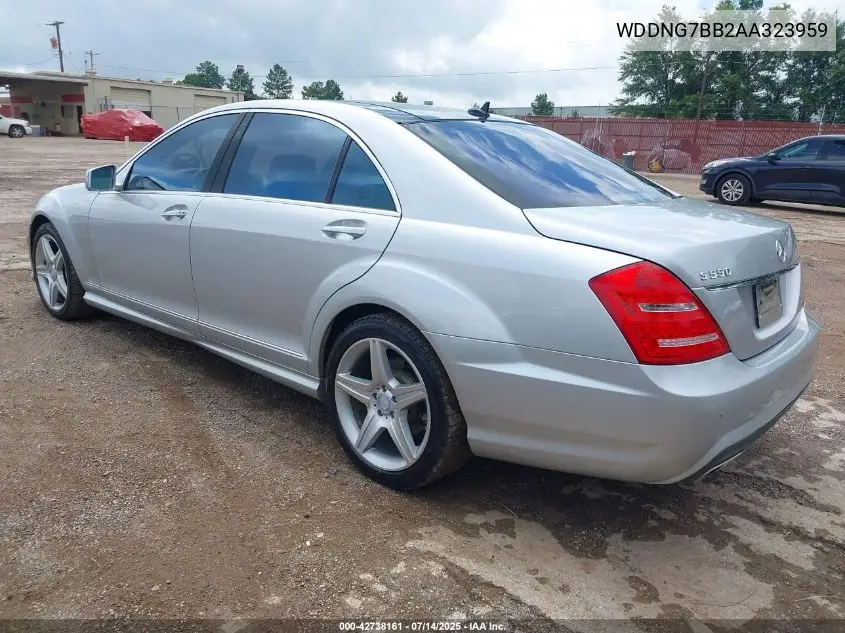 2010 Mercedes-Benz S 550 VIN: WDDNG7BB2AA323959 Lot: 42738161