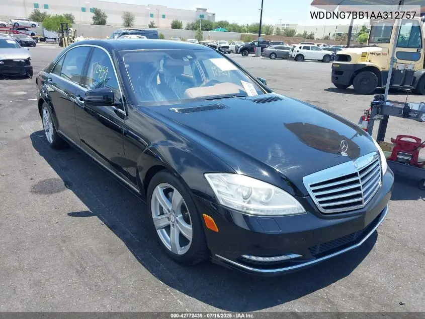 2010 Mercedes-Benz S 550 VIN: WDDNG7BB1AA312757 Lot: 42772439