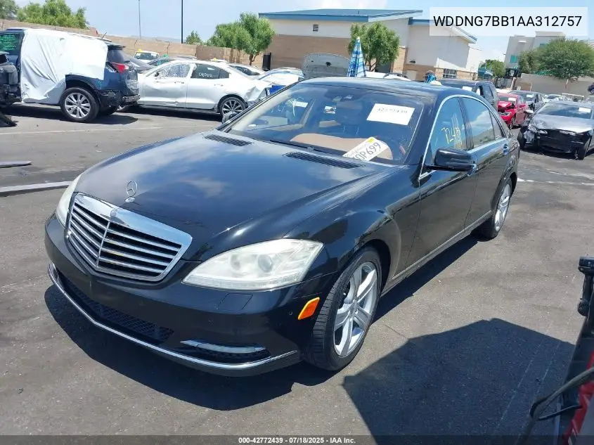 2010 Mercedes-Benz S 550 VIN: WDDNG7BB1AA312757 Lot: 42772439