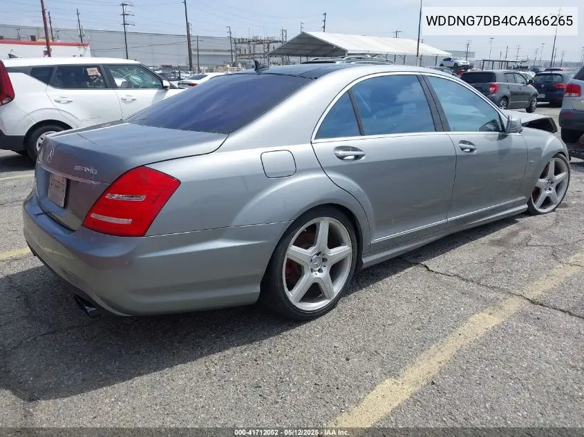 2012 Mercedes-Benz S 550 VIN: WDDNG7DB4CA466265 Lot: 41712052