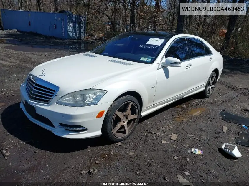2012 Mercedes-Benz S 550 4Matic VIN: WDDNG9EB9CA463453 Lot: 41980960