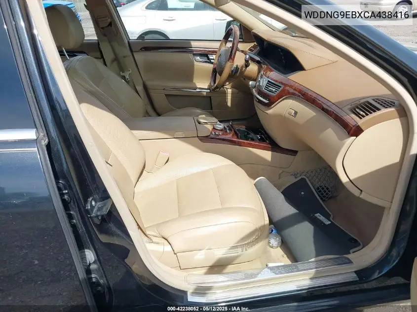 2012 Mercedes-Benz S 550 4Matic VIN: WDDNG9EBXCA438416 Lot: 42238052