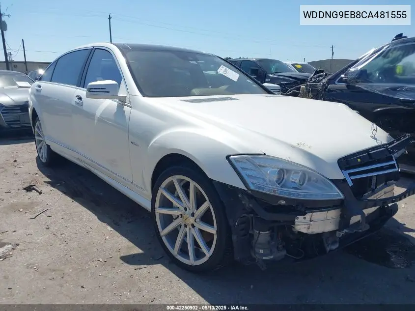 2012 Mercedes-Benz S 550 4Matic VIN: WDDNG9EB8CA481555 Lot: 42250902