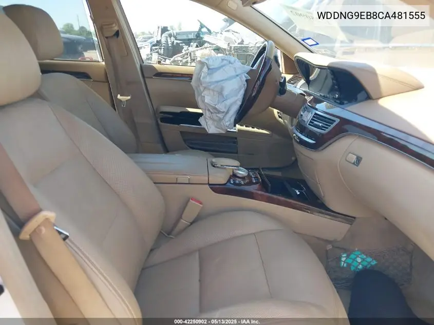 2012 Mercedes-Benz S 550 4Matic VIN: WDDNG9EB8CA481555 Lot: 42250902