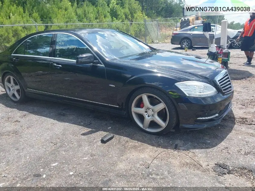 2012 Mercedes-Benz S 550 VIN: WDDNG7DB1CA439038 Lot: 42451202