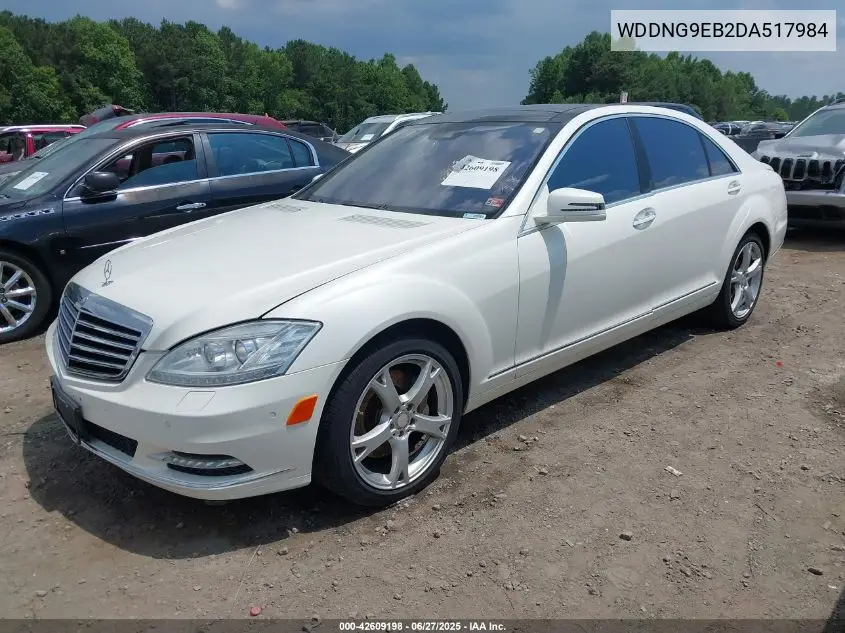 2013 Mercedes-Benz S 550 4Matic VIN: WDDNG9EB2DA517984 Lot: 42609198