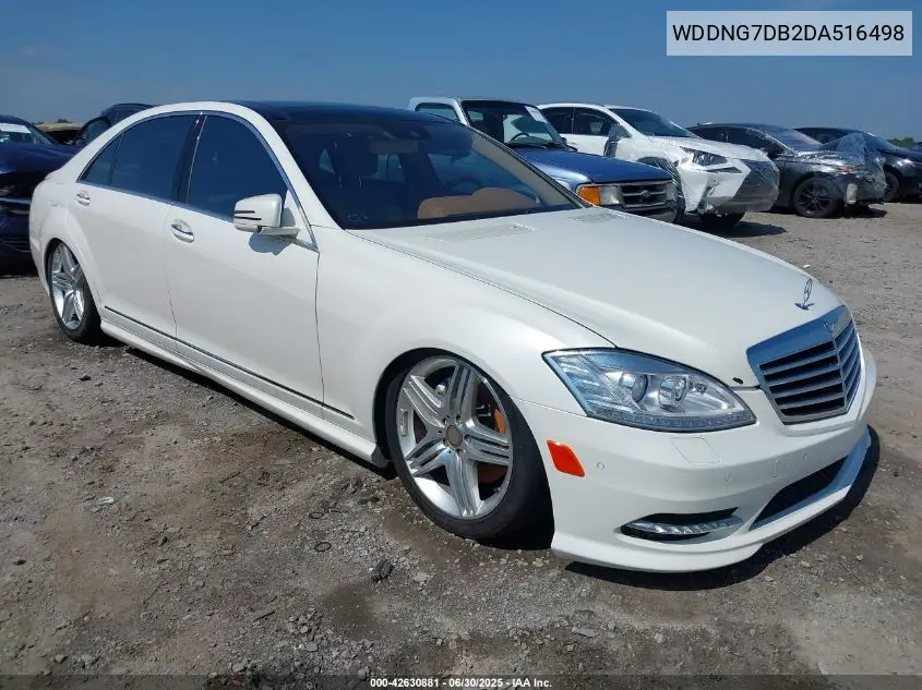 2013 Mercedes-Benz S 550 550 VIN: WDDNG7DB2DA516498 Lot: 42630881