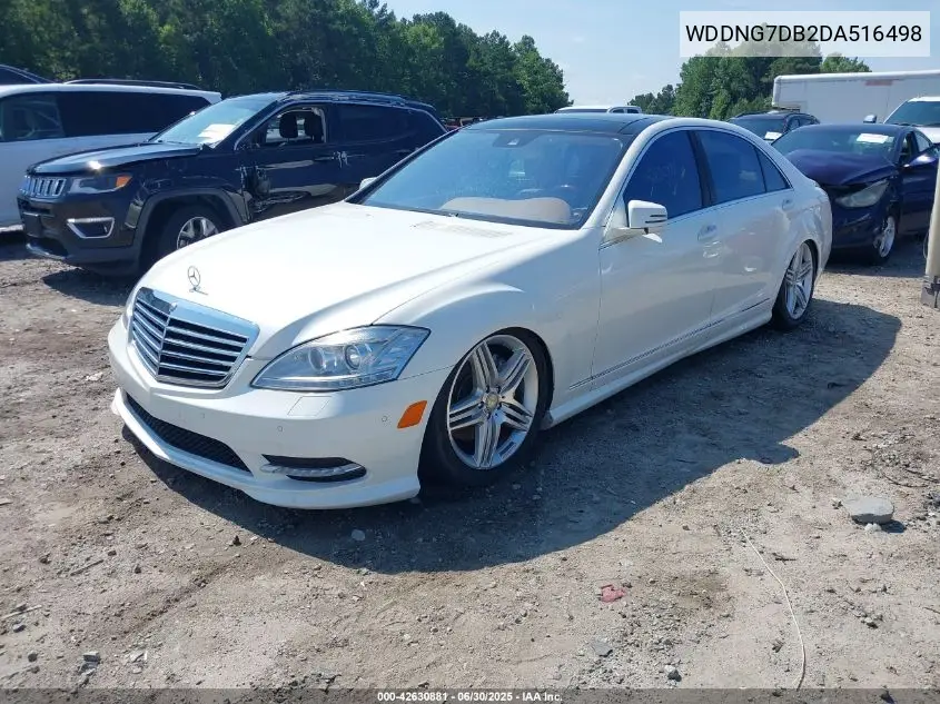 2013 Mercedes-Benz S 550 550 VIN: WDDNG7DB2DA516498 Lot: 42630881