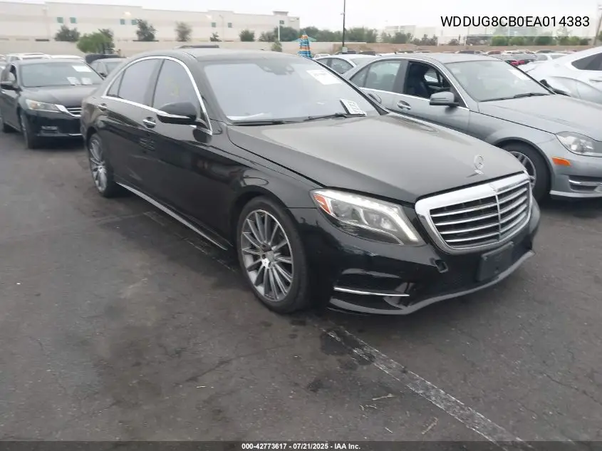 2014 Mercedes-Benz S 550 VIN: WDDUG8CB0EA014383 Lot: 42773617