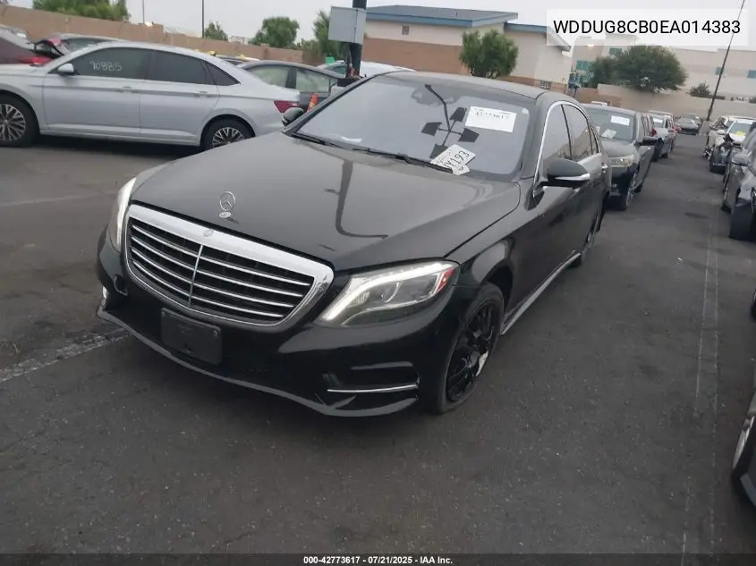 2014 Mercedes-Benz S 550 VIN: WDDUG8CB0EA014383 Lot: 42773617