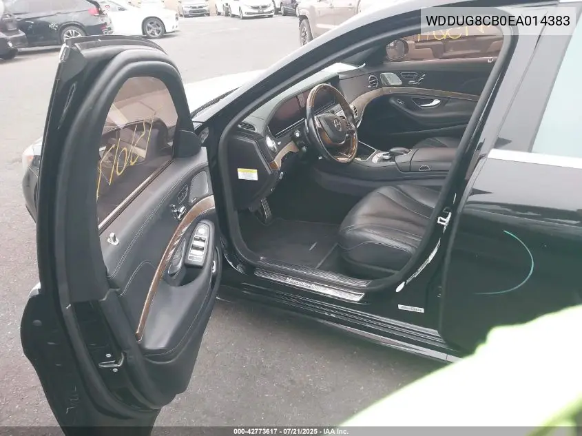 2014 Mercedes-Benz S 550 VIN: WDDUG8CB0EA014383 Lot: 42773617