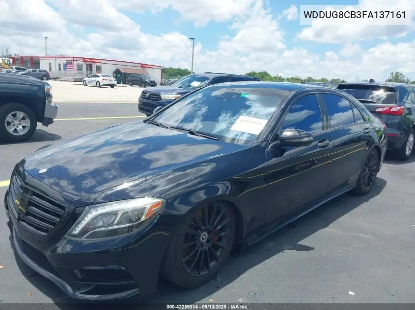 2015 Mercedes-Benz S 550 VIN: WDDUG8CB3FA137161 Lot: 42259314