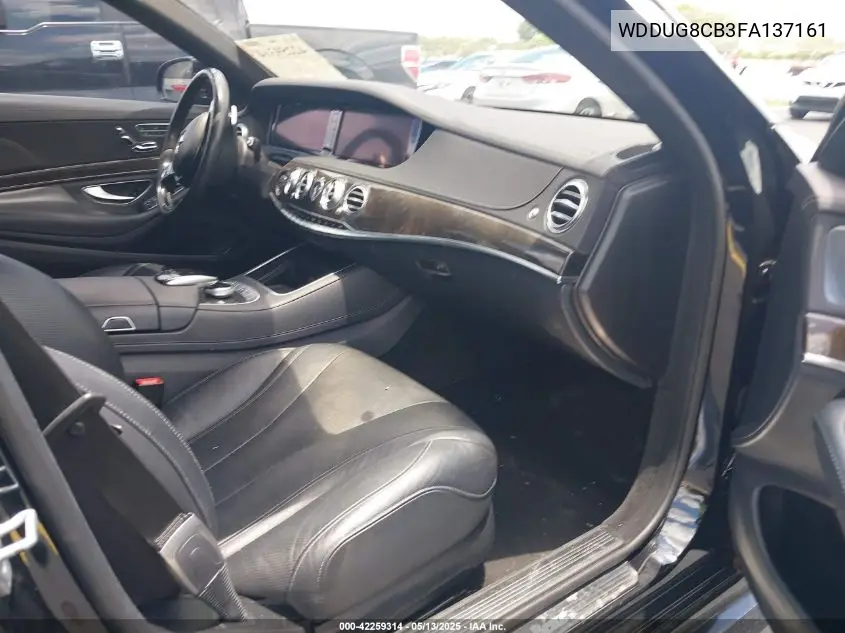 2015 Mercedes-Benz S 550 VIN: WDDUG8CB3FA137161 Lot: 42259314