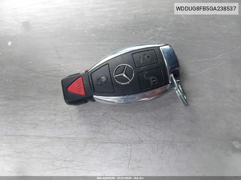 2016 Mercedes-Benz S 550 4Matic VIN: WDDUG8FB5GA238537 Lot: 42800256
