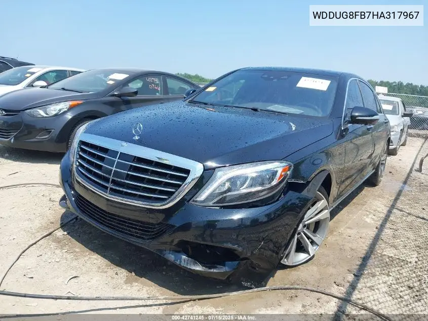 WDDUG8FB7HA317967 2017 Mercedes-Benz S 550 4Matic