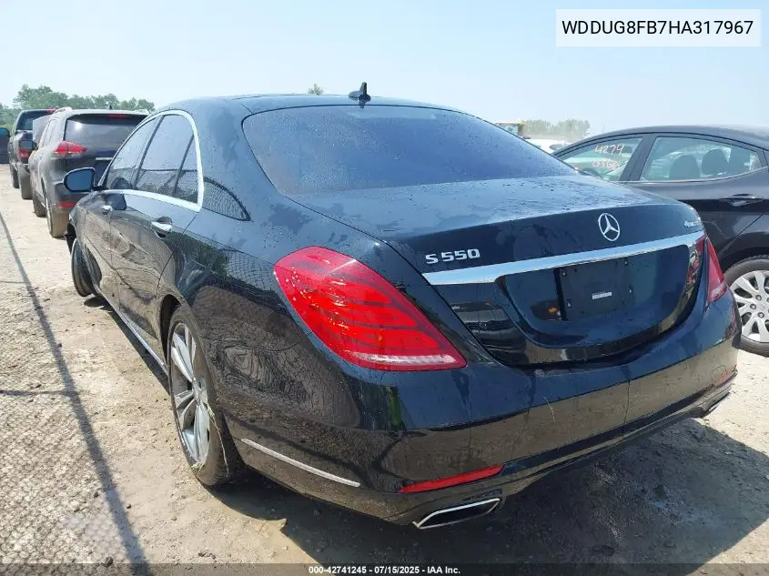 WDDUG8FB7HA317967 2017 Mercedes-Benz S 550 4Matic