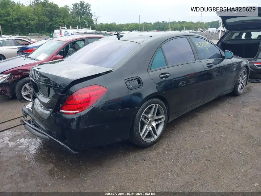 2017 Mercedes-Benz S 550 4Matic VIN: WDDUG8FB5HA325629 Lot: 42772098