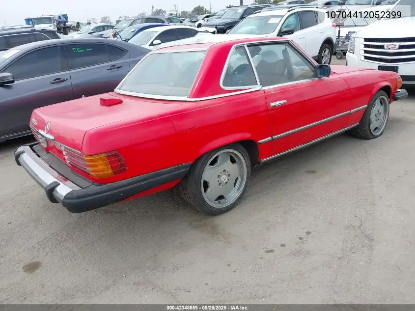 1979 Mercedes 450 Sl C VIN: 10704412052399 Lot: 42348559