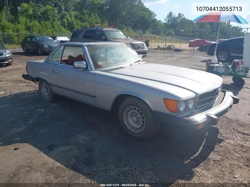 1979 Mercedes-Benz Sl-Class VIN: 10704412055713 Lot: 42571275