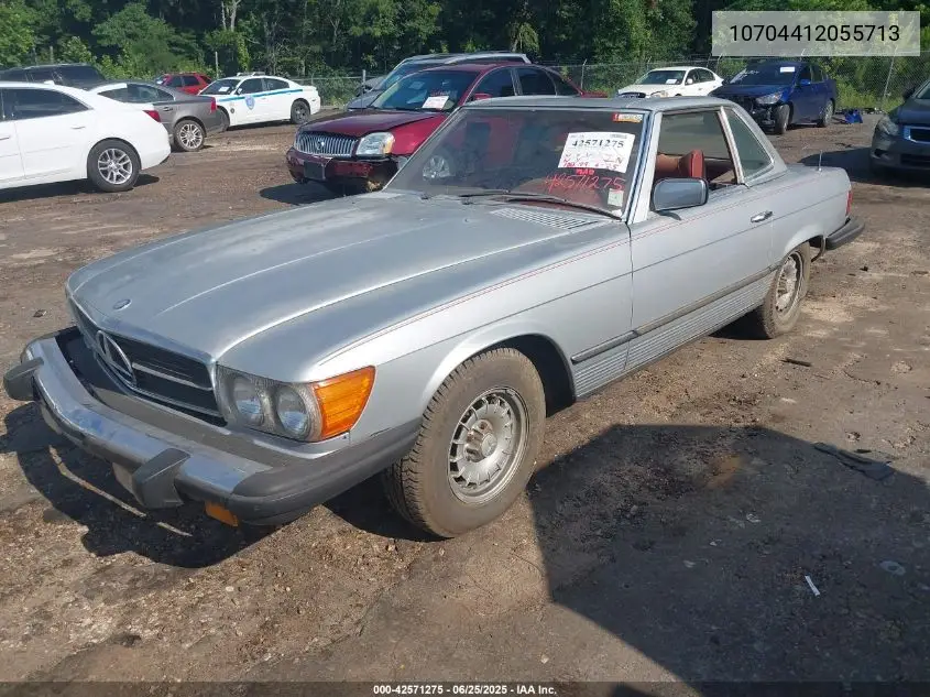 1979 Mercedes-Benz Sl-Class VIN: 10704412055713 Lot: 42571275