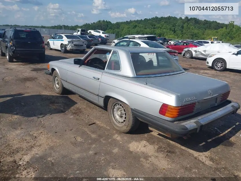 1979 Mercedes-Benz Sl-Class VIN: 10704412055713 Lot: 42571275