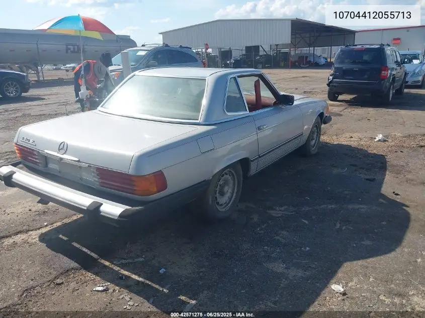 1979 Mercedes-Benz Sl-Class VIN: 10704412055713 Lot: 42571275