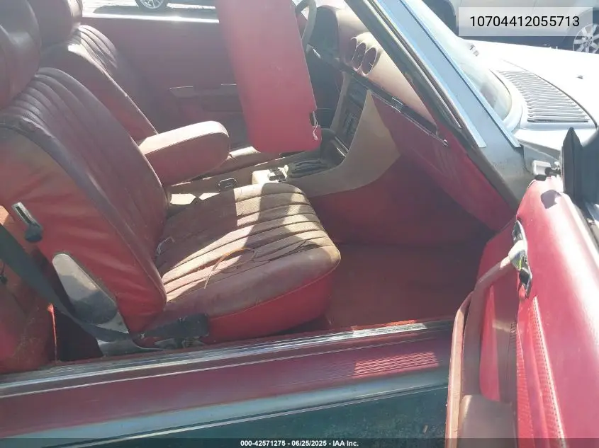 1979 Mercedes-Benz Sl-Class VIN: 10704412055713 Lot: 42571275