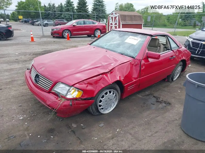 1997 Mercedes-Benz Sl 500 VIN: WDBFA67FXVF144825 Lot: 42299895