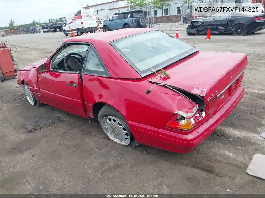 1997 Mercedes-Benz Sl 500 VIN: WDBFA67FXVF144825 Lot: 42299895