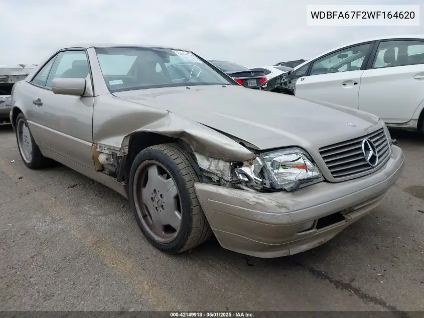 1998 Mercedes-Benz Sl 500 VIN: WDBFA67F2WF164620 Lot: 42149918