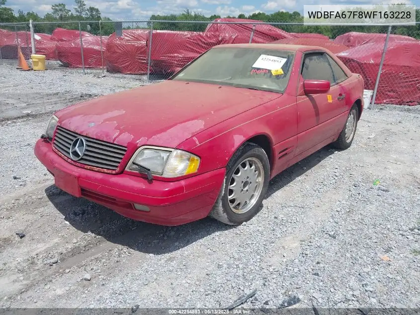 1998 Mercedes-Benz Sl 500 VIN: WDBFA67F8WF163228 Lot: 42254893