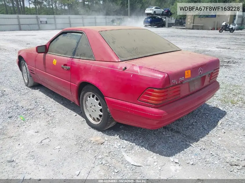 1998 Mercedes-Benz Sl 500 VIN: WDBFA67F8WF163228 Lot: 42254893