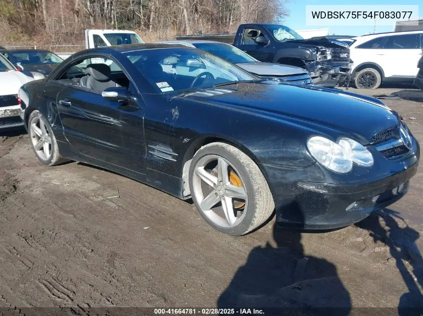 2004 Mercedes-Benz Sl 500 VIN: WDBSK75F54F083077 Lot: 41664781