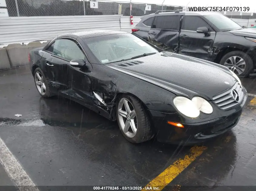 2004 Mercedes-Benz Sl 500 VIN: WDBSK75F34F079139 Lot: 41778245