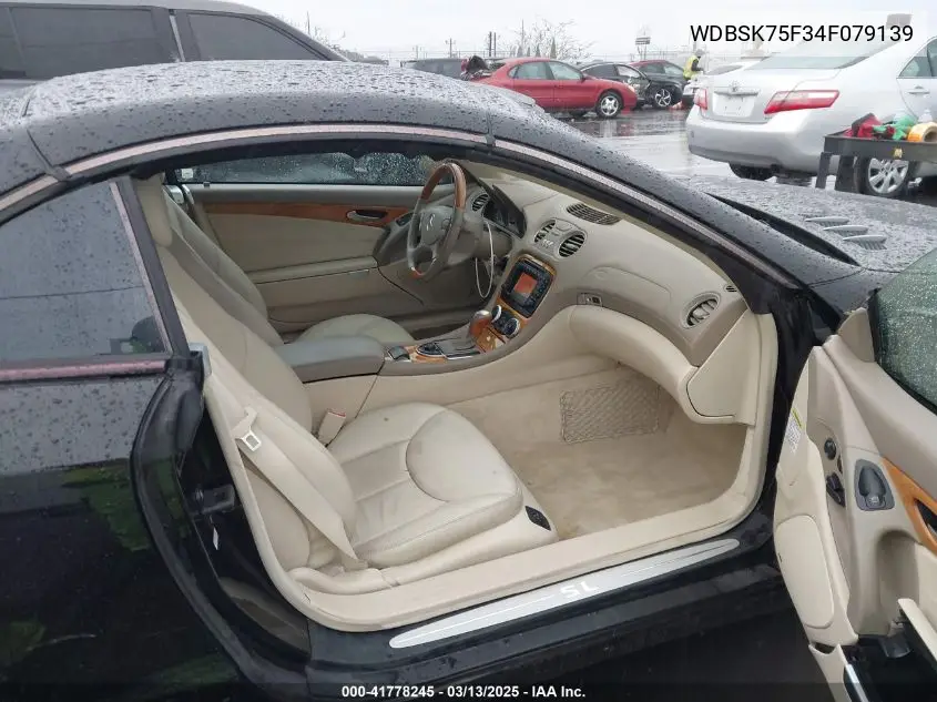 2004 Mercedes-Benz Sl 500 VIN: WDBSK75F34F079139 Lot: 41778245
