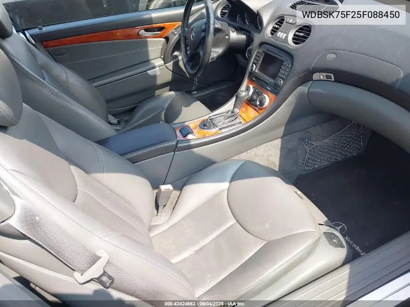2005 Mercedes-Benz Sl 500 VIN: WDBSK75F25F088450 Lot: 42424662